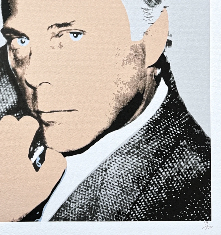 Andy Warhol - Giorgio Armani z boku 99/500 - signováno, 50x50cm, limitovaná edice CMOA s certifikátem