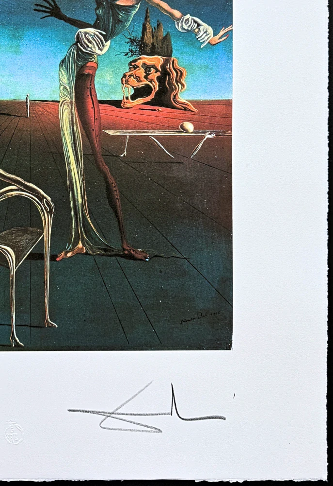 Salvador Dalí - Woman with a Head with Roses- signováno, limitovaná edice, 50x66cm