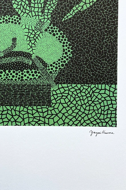 Yayoi Kusama - Ashtray 56/500 - signováno, číslovaná edice, 50x65 cm