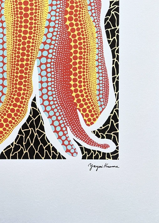 Yayoi Kusama - Colorful pumpkin x/500 - signováno, číslovaná edice, 50x65 cm