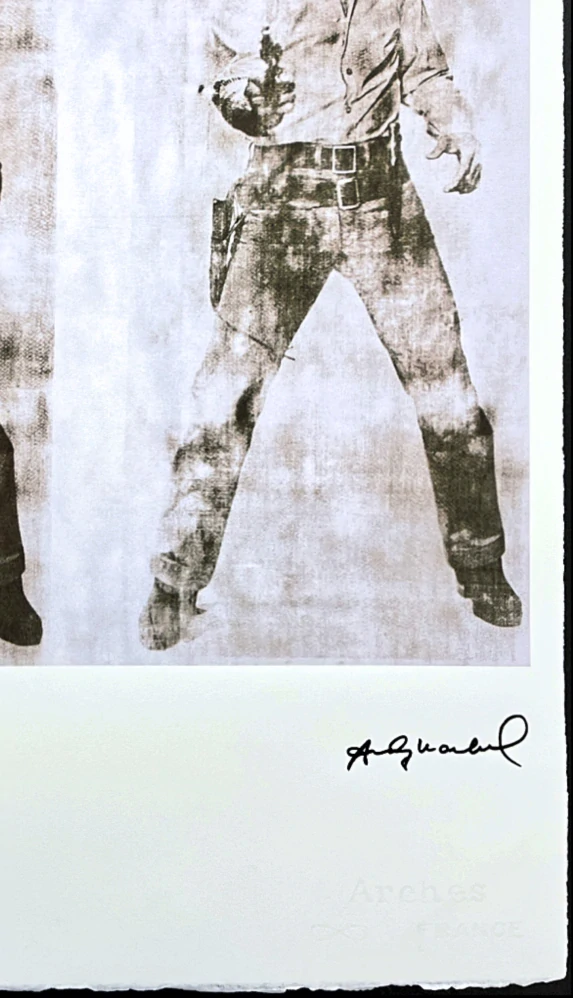 Andy Warhol - Double Elvis Presley tmavý 26/100 - edice Leo Castelli s certifikátem