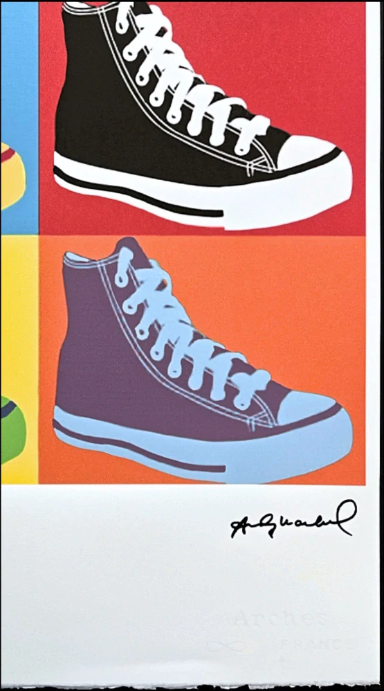 Andy Warhol - Converse 16/100 - edice Leo Castelli s certifikátem