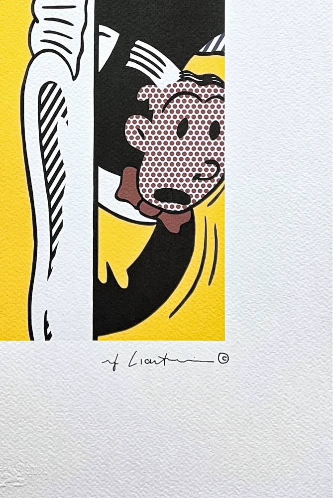 Roy Lichtenstein - Two Paintings: Dagwood - signováno, 35x50cm, limitovaná edice 44/150