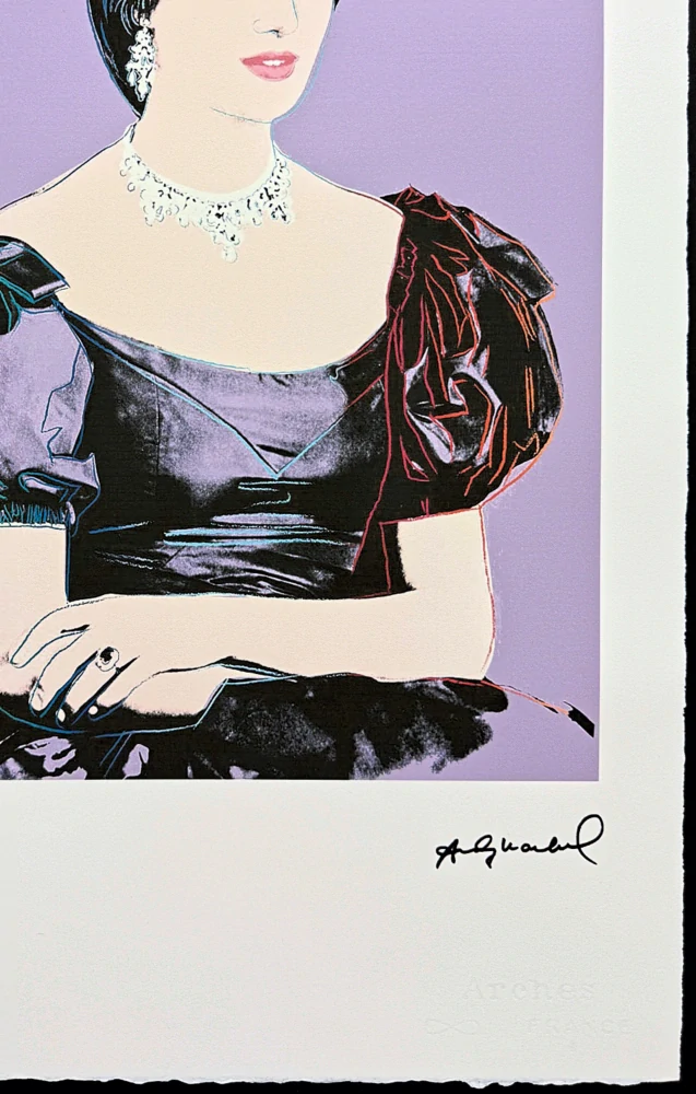 Andy Warhol - Princess Diana 36/100 - edice Leo Castelli s certifikátem