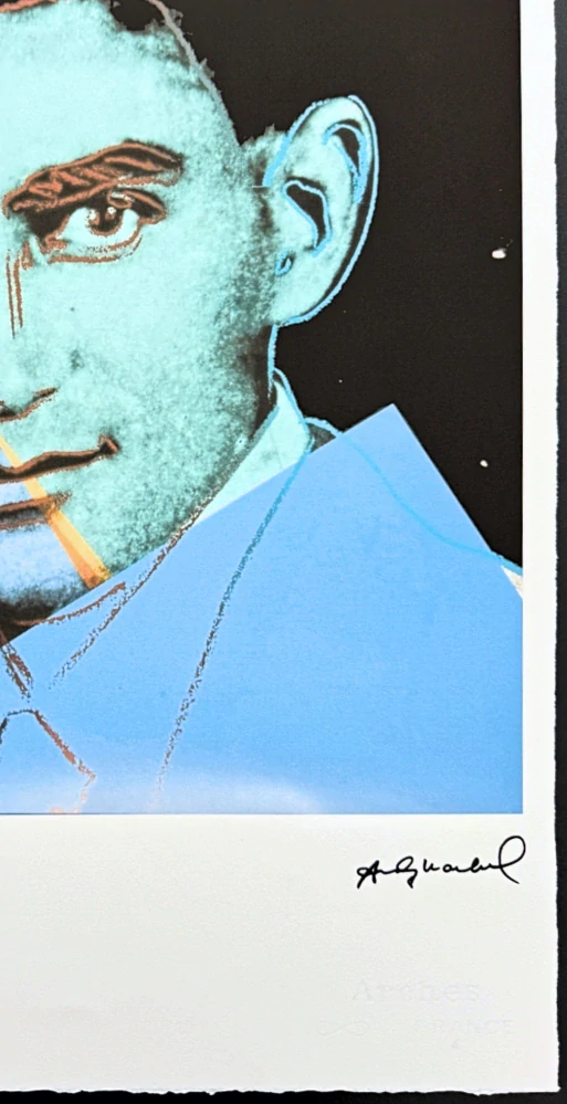 Andy Warhol - Franz Kavka 80/100 - edice Leo Castelli s certifikátem