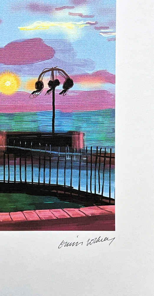 David Hockney - Untitled no.1072 181/500 - limitovaná edice, s certifikátem, 35x50 cm