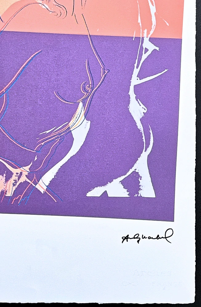 Andy Warhol - Act Love 24/100 - edice Leo Castelli s certifikátem