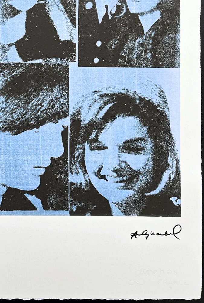 Andy Warhol - 4x Jackie Kennedy 62/100 - edice Leo Castelli s certifikátem