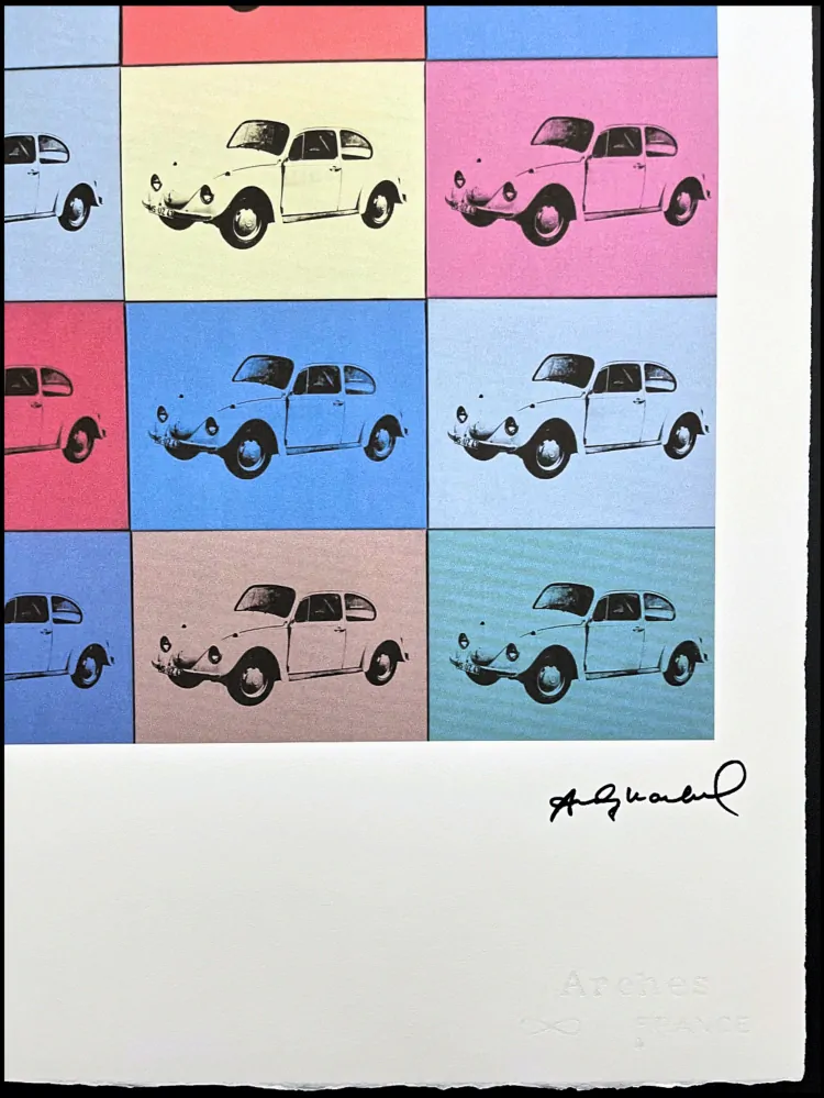 Andy Warhol - Volkswagen 92/100 - edice Leo Castelli s certifikátem