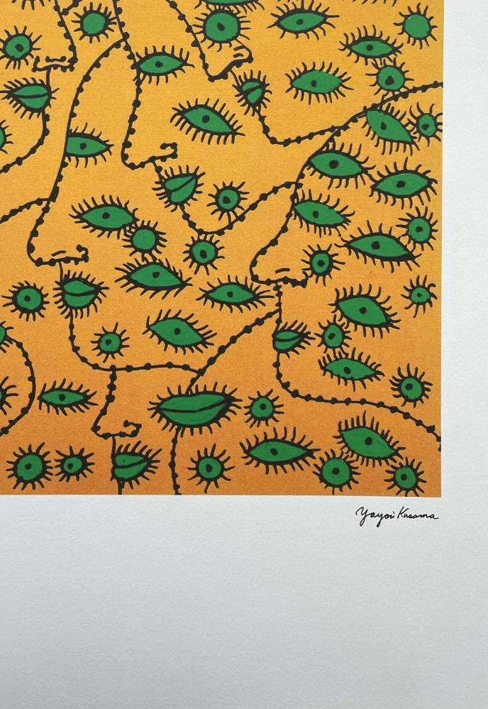 Yayoi Kusama - Love forever II - 50/500 - signováno, číslovaná edice, 50x65 cm