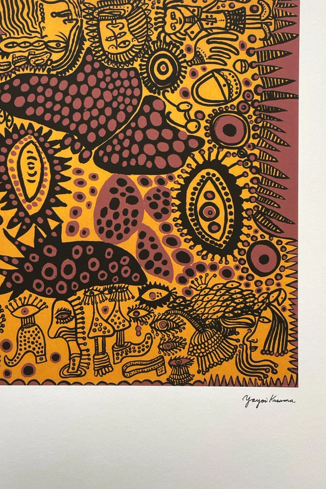 Yayoi Kusama - Untitled I 100/500 - signováno, číslovaná edice, 50x65 cm
