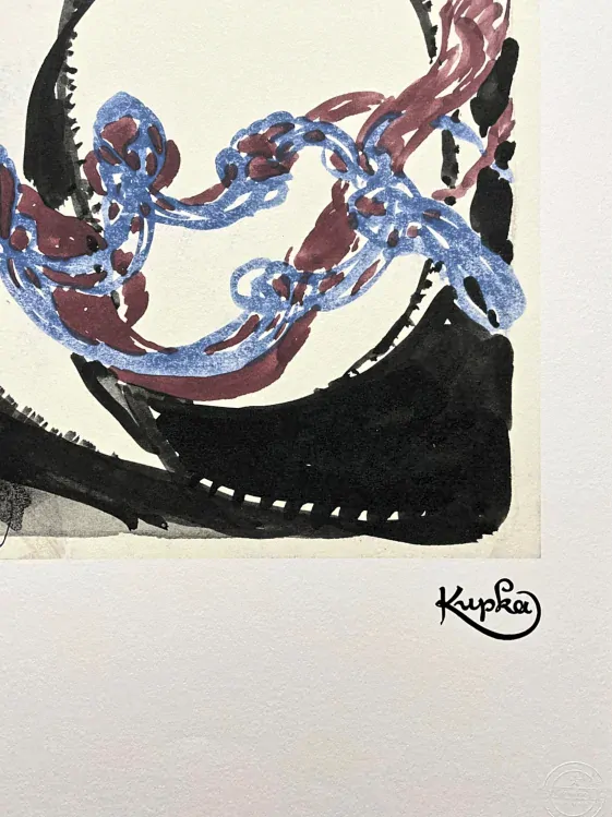 František Kupka - Amorpha: Fugue in two colors II 38/350 - limitovaná edice s certifikátem, 50x70cm