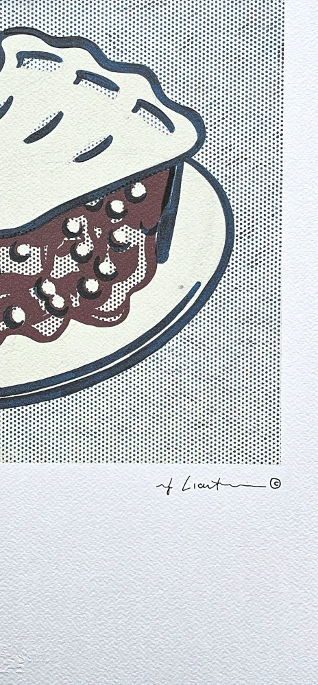 Roy Lichtenstein - Cherry pie - signováno, 35x50cm, limitovaná edice 36/150