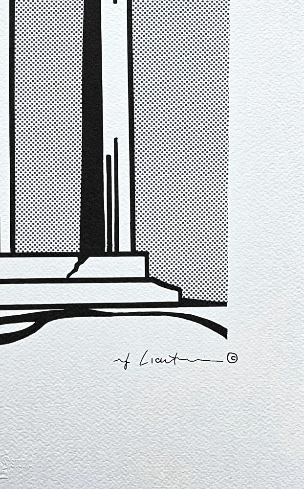 Roy Lichtenstein - Temple - signováno, 35x50cm, limitovaná edice 78/150