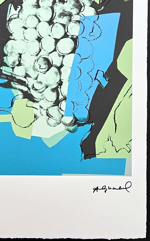 Andy Warhol - Grapes II 35/100 - edice Leo Castelli s certifikátem