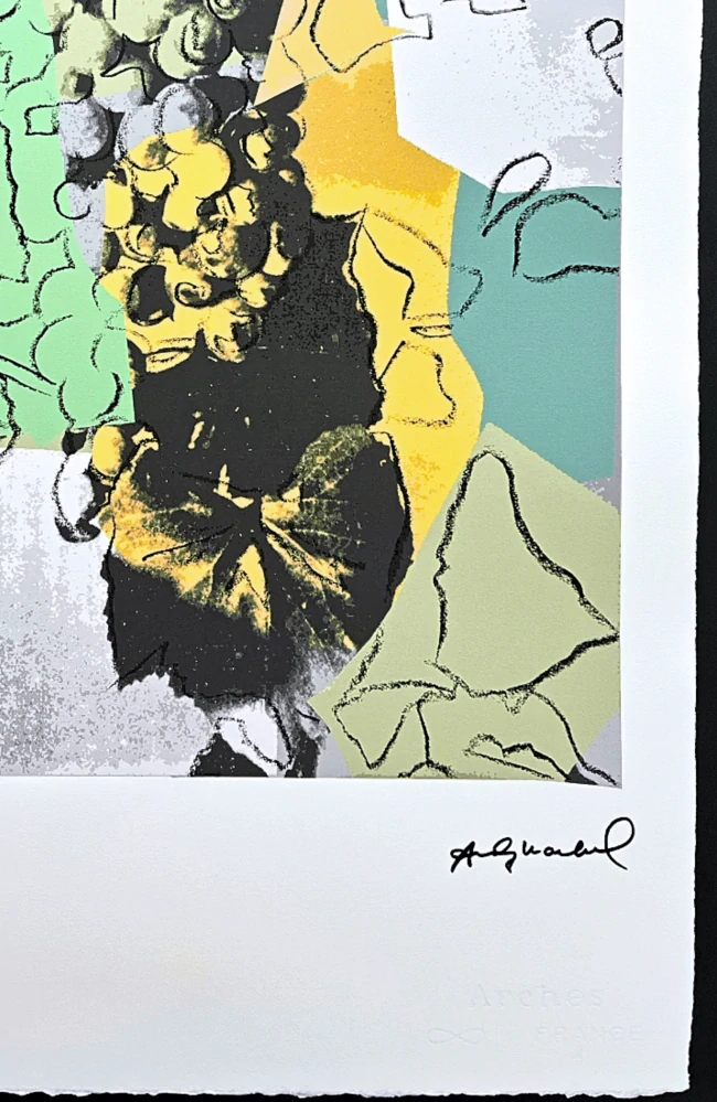 Andy Warhol - Grapes III 61/100 - edice Leo Castelli s certifikátem