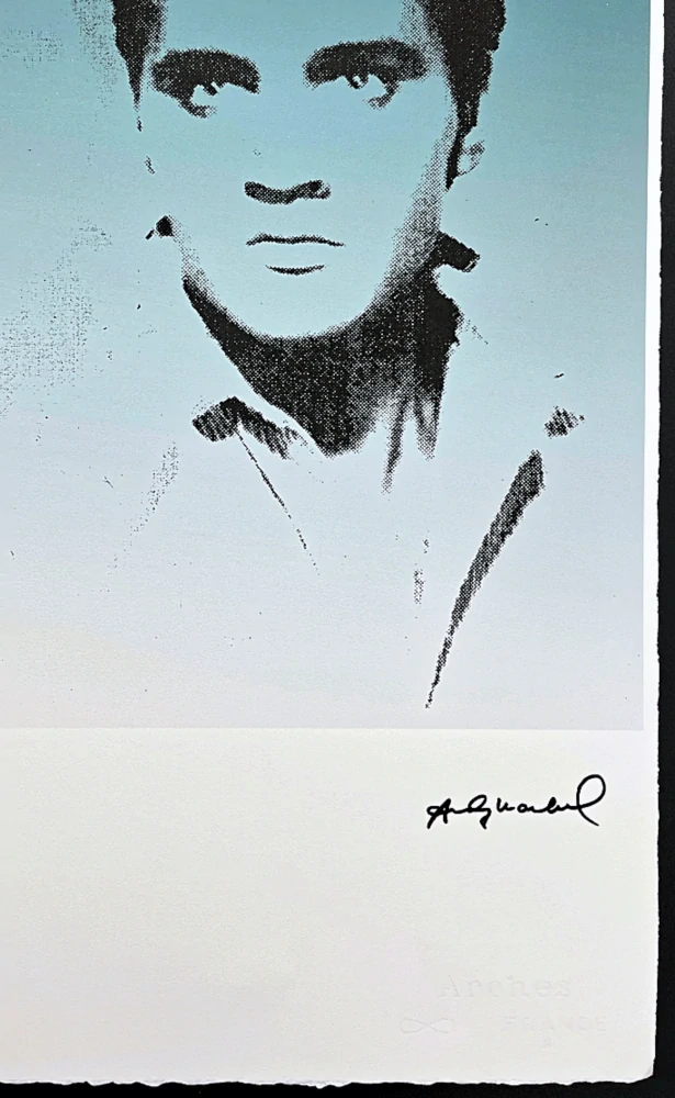 Andy Warhol - Elvis Presley zeleno-modrý 72/100 - edice Leo Castelli s certifikátem