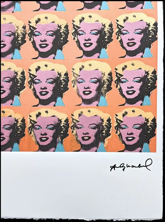 Andy Warhol - 25x Marilyn Monroe 56/100 - edice Leo Castelli s certifikátem
