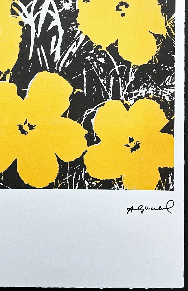 Andy Warhol - Flowers I 95/100 - edice Leo Castelli s certifikátem