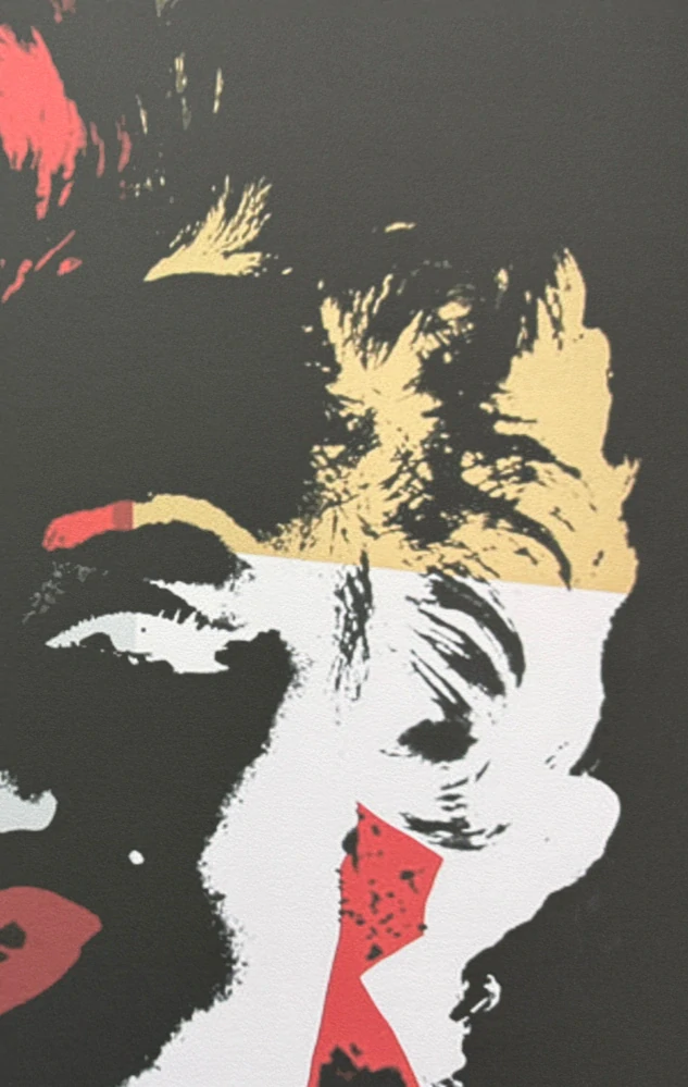 Andy Warhol - Marilyn Monroe černá 188/2400 - 60x60cm, limitovaná edice CMOA s certifikátem