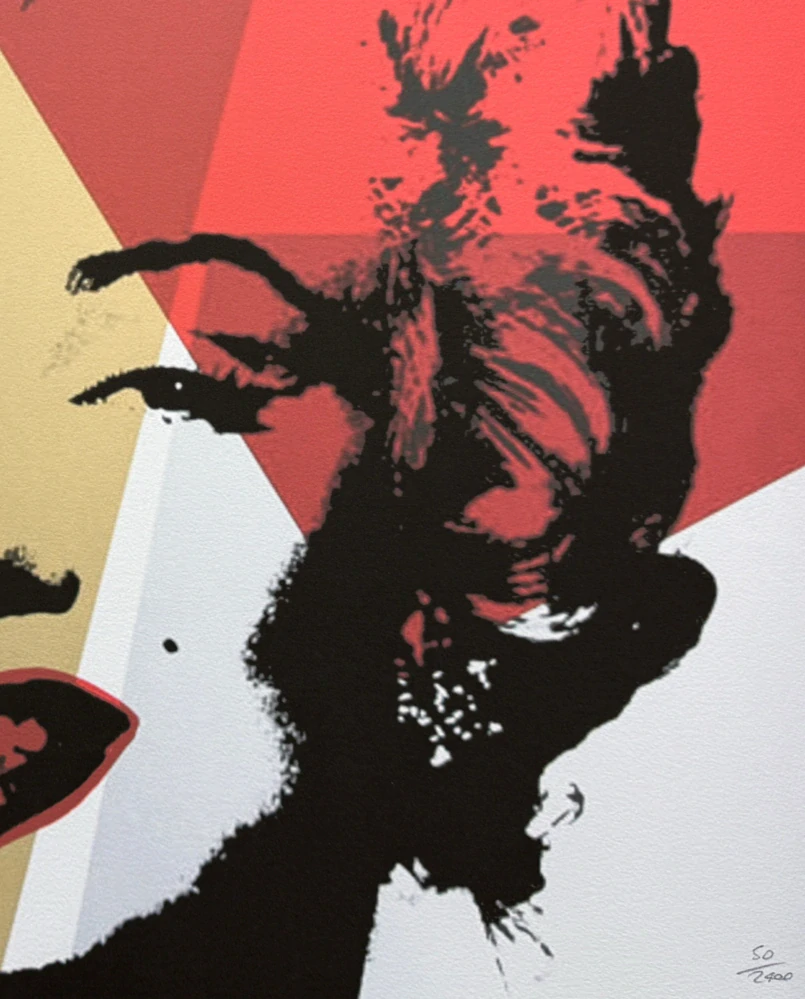 Andy Warhol - Marilyn Monroe lV 50/2400 - 60x60cm, limitovaná edice CMOA s certifikátem
