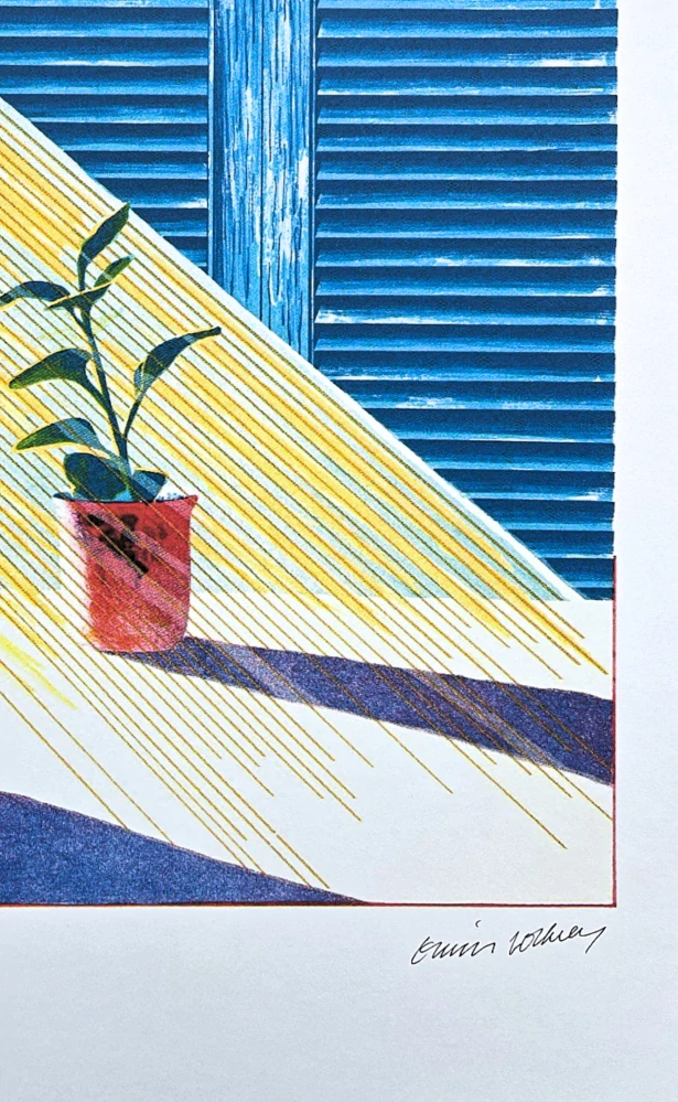 David Hockney - Sun ll 277/500 - limitovaná edice, s certifikátem, 35x50 cm