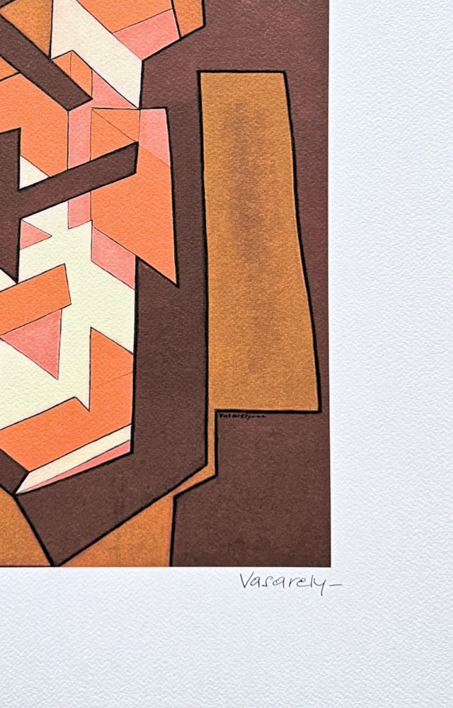 Victor Vasarely - Lacoete A - 50/500 - limitovaná edice s certifikátem,