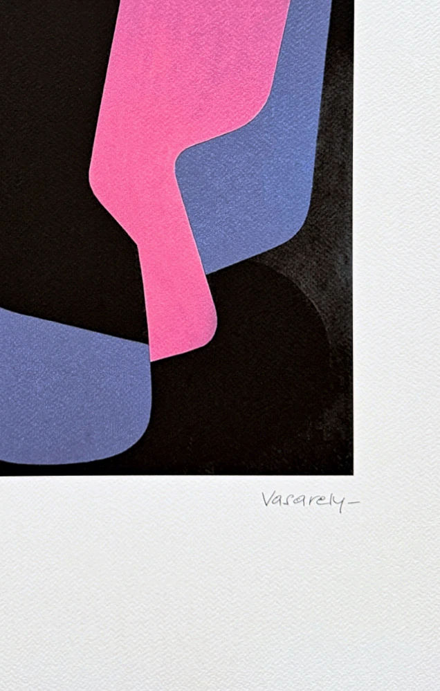Victor Vasarely - Abstract geometric 59/500 - limitovaná edice s certifikátem