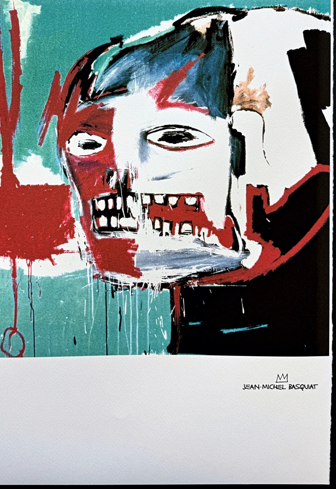 Jean-Michel Basquiat - La Colomba 183/300 - limitovaná edice, signováno, 50x70cm