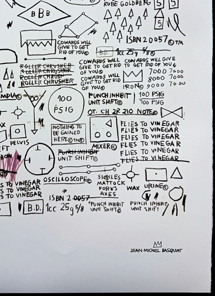 Jean-Michel Basquiat - Beat bop 84/300 - limitovaná edice, signováno, 50x70cm