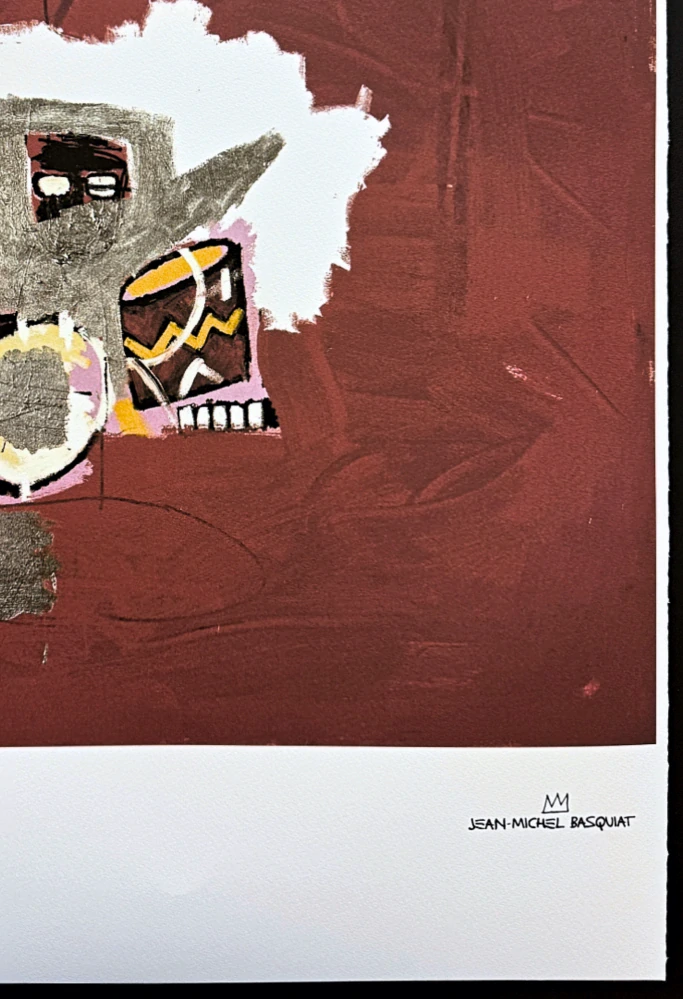 Jean-Michel Basquiat - Max Roach 133/300 - limitovaná edice, signováno, 50x70cm
