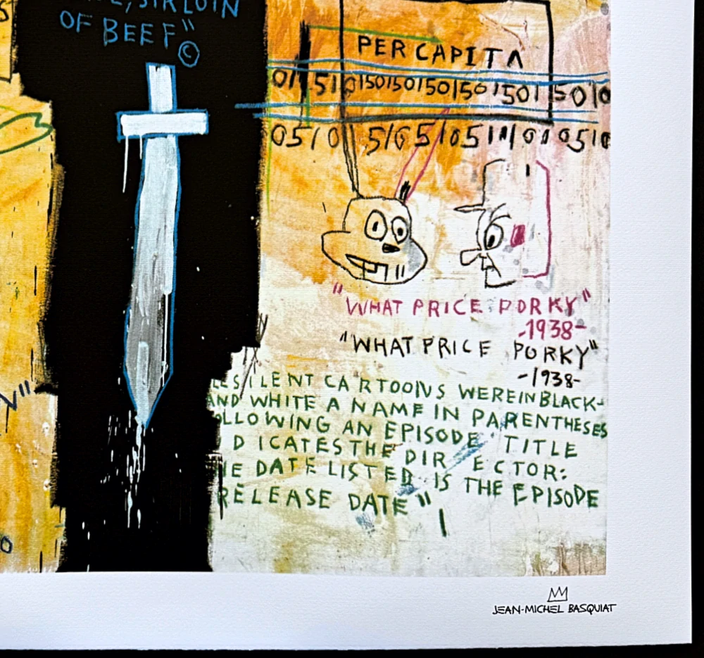 Jean-Michel Basquiat - Job analises 147/300 - limitovaná edice, signováno, 70x50cm