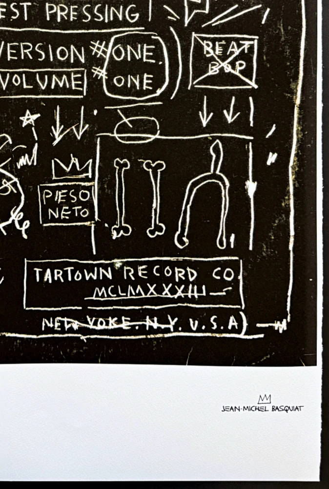 Jean-Michel Basquiat - Beat bop 138/300 - limitovaná edice, signováno, 50x70cm