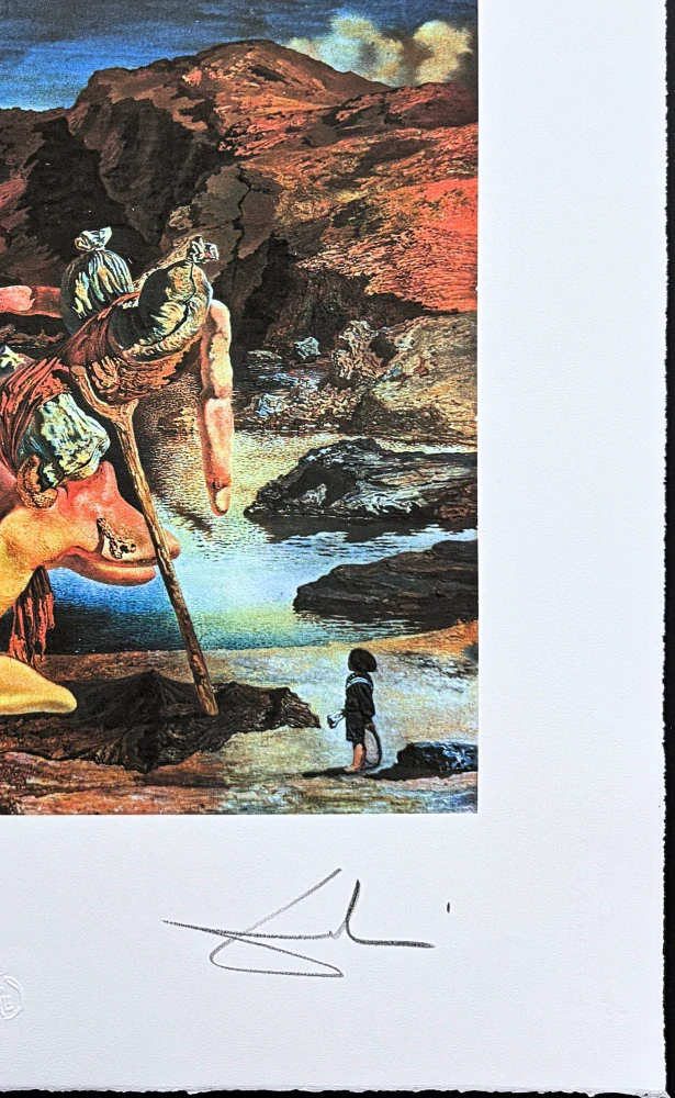 Salvador Dalí - The Spectre of Sex Appeal - signováno, limitovaná edice, 50x66cm