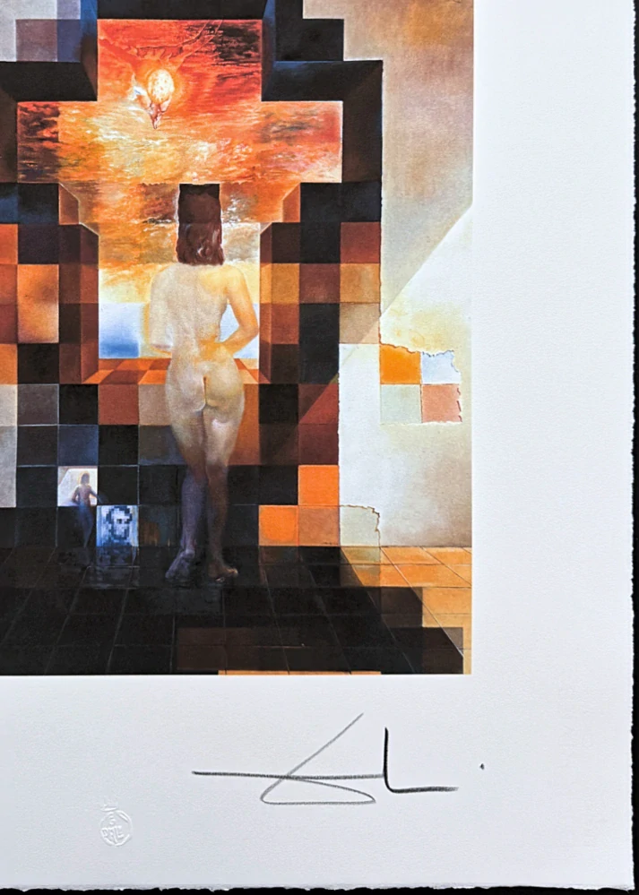 Salvador Dalí - Lincoln in Dalivision - signováno, limitovaná edice, 50x66cm