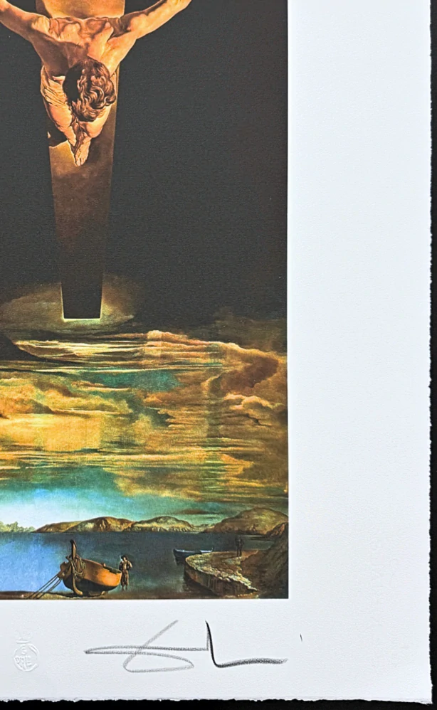 Salvador Dalí - Cristo de san Juan de la Cruz - signováno, limitovaná edice, 50x66cm