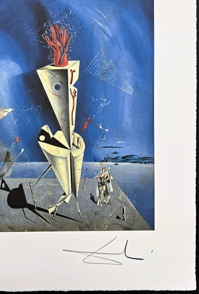 Salvador Dalí - Appareil et Main - signováno, limitovaná edice, 50x66cm