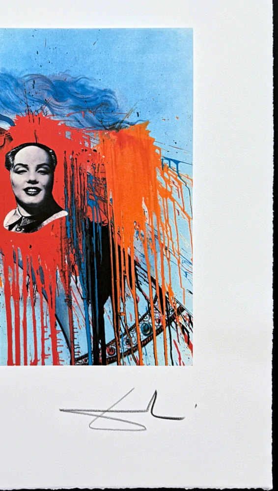 Salvador Dalí - Marilyn Mao - signováno, limitovaná edice, 50x66cm