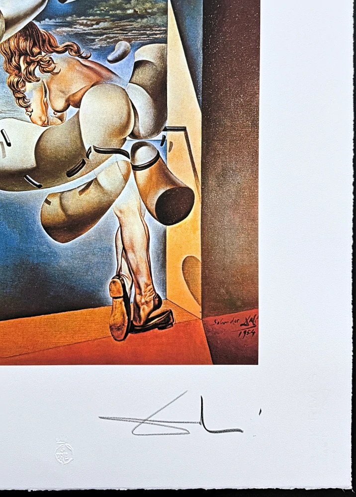 Salvador Dalí - Joven Virgen - signováno, limitovaná edice, 50x66cm