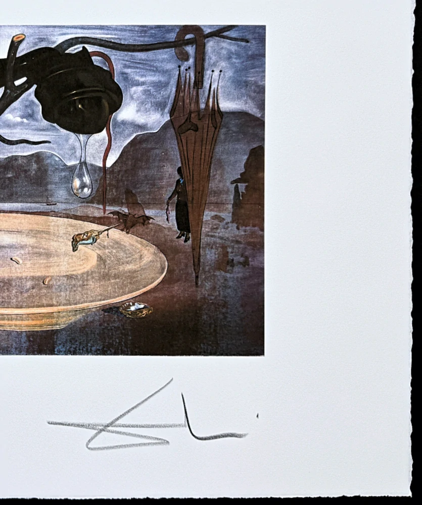 Salvador Dalí - El Enigma de Hitler - signováno, limitovaná edice, 66x50cm