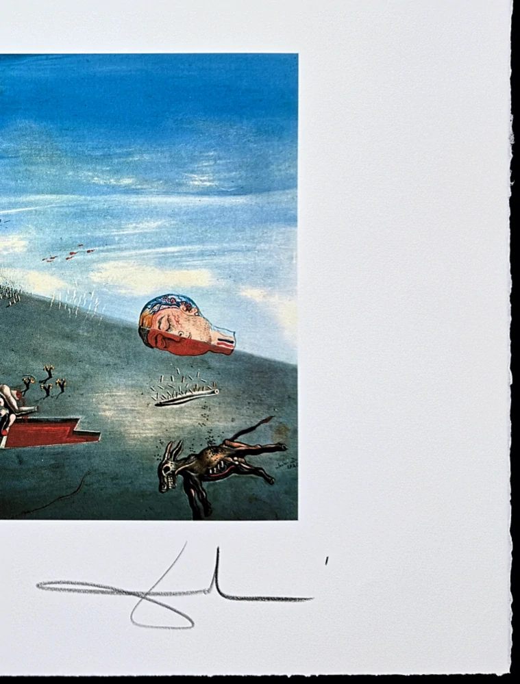 Salvador Dalí - La Miel es mas Dulce que la Sangre - signováno, limitovaná edice, 66x50cm
