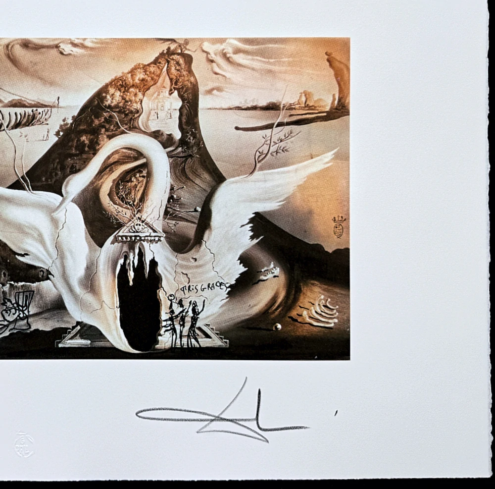 Salvador Dalí - Bacchanale - signováno, limitovaná edice, 66x50cm