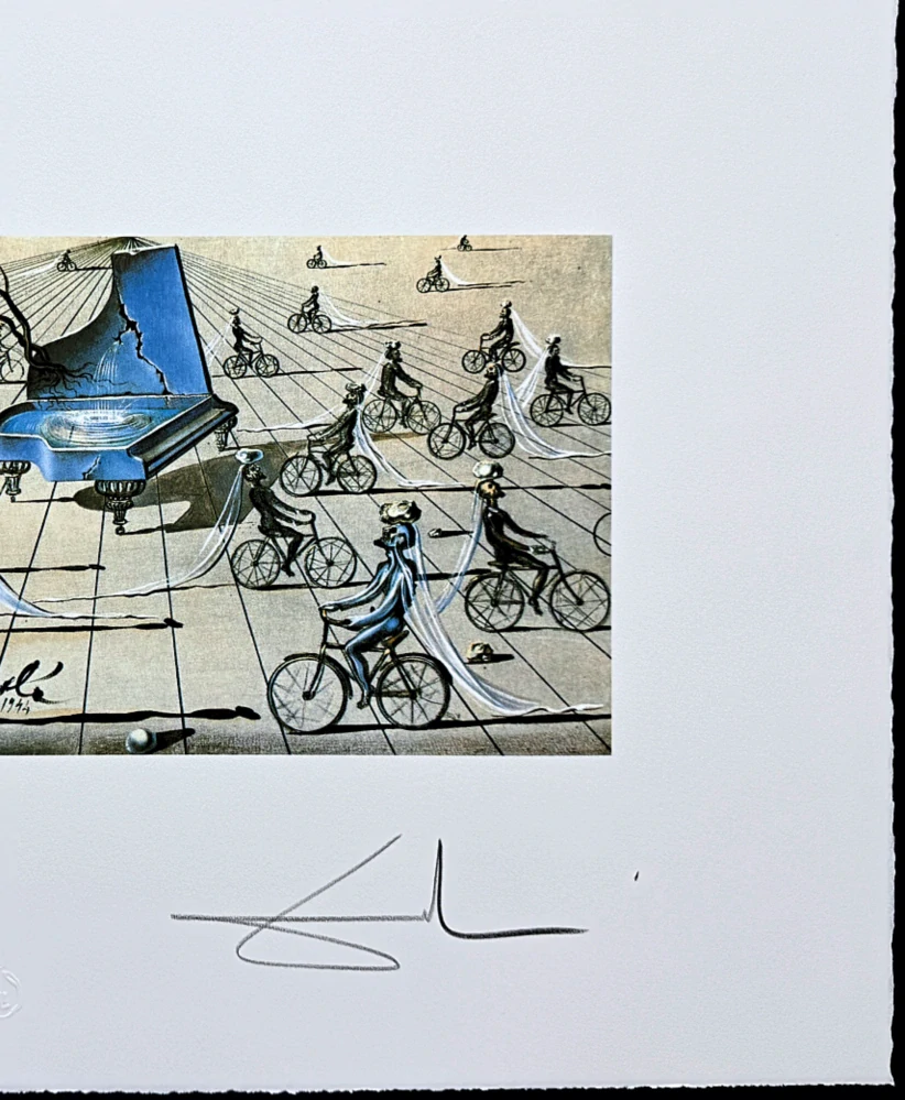 Salvador Dalí - Sentimental Colloquy - signováno, limitovaná edice, 66x50cm