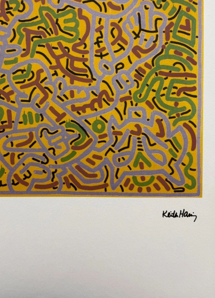 Keith Haring - Fertility x/150 - signováno, limitovaná edice s certifikátem, 50x70 cm