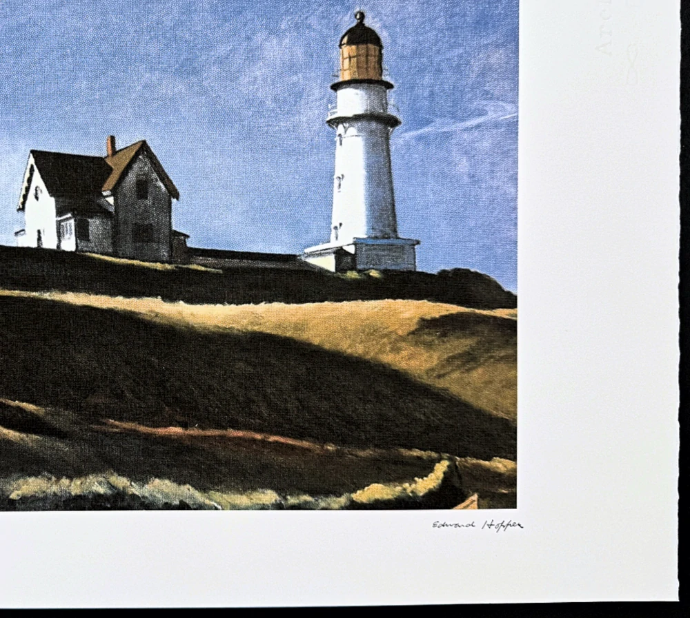 Edward Hopper - Lighthouse Hill II 98/150 - limitovaná edice, s certifikátem, 57x38 cm