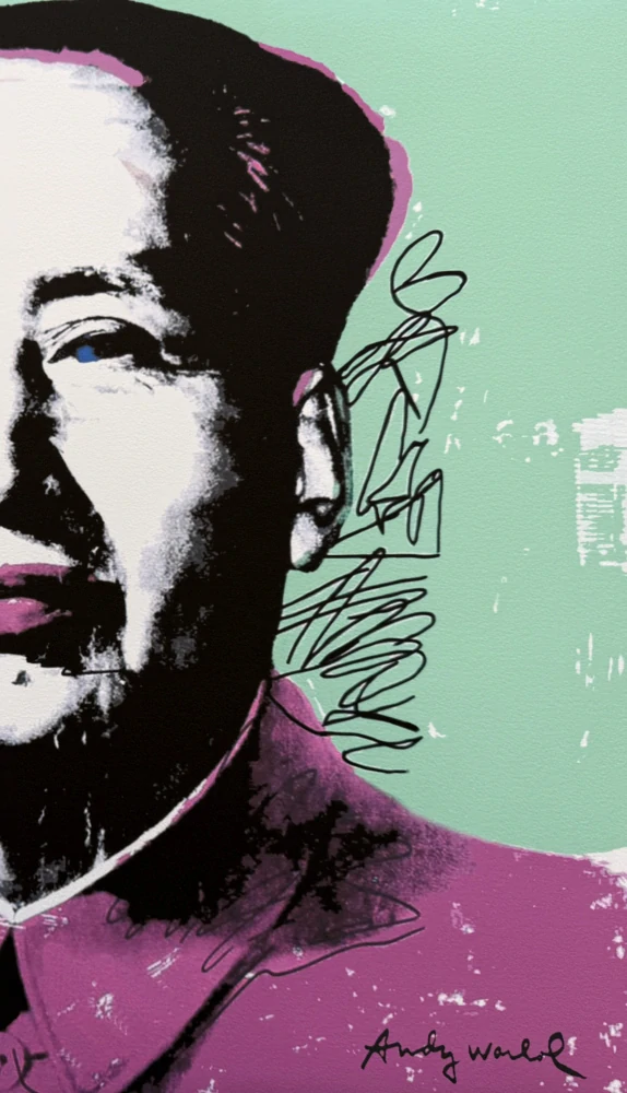 Andy Warhol - Mao Ce Tung II x/2400 - 60x60 cm, limitovaná edice CMOA s certifikátem