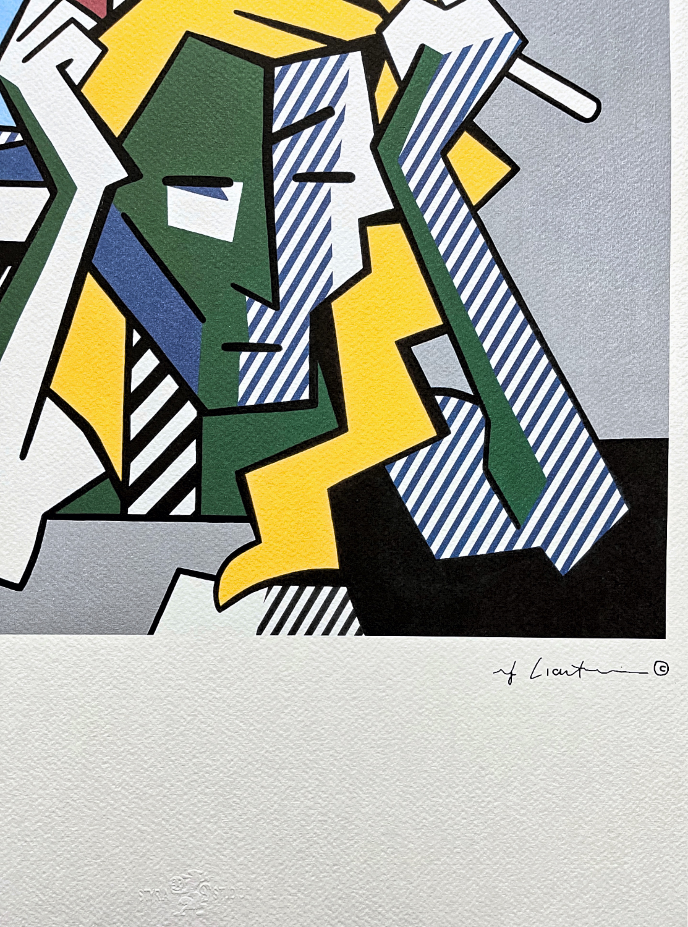 Roy Lichtenstein - Deep in Thought - signováno, 35x50cm, limitovaná edice 36/150