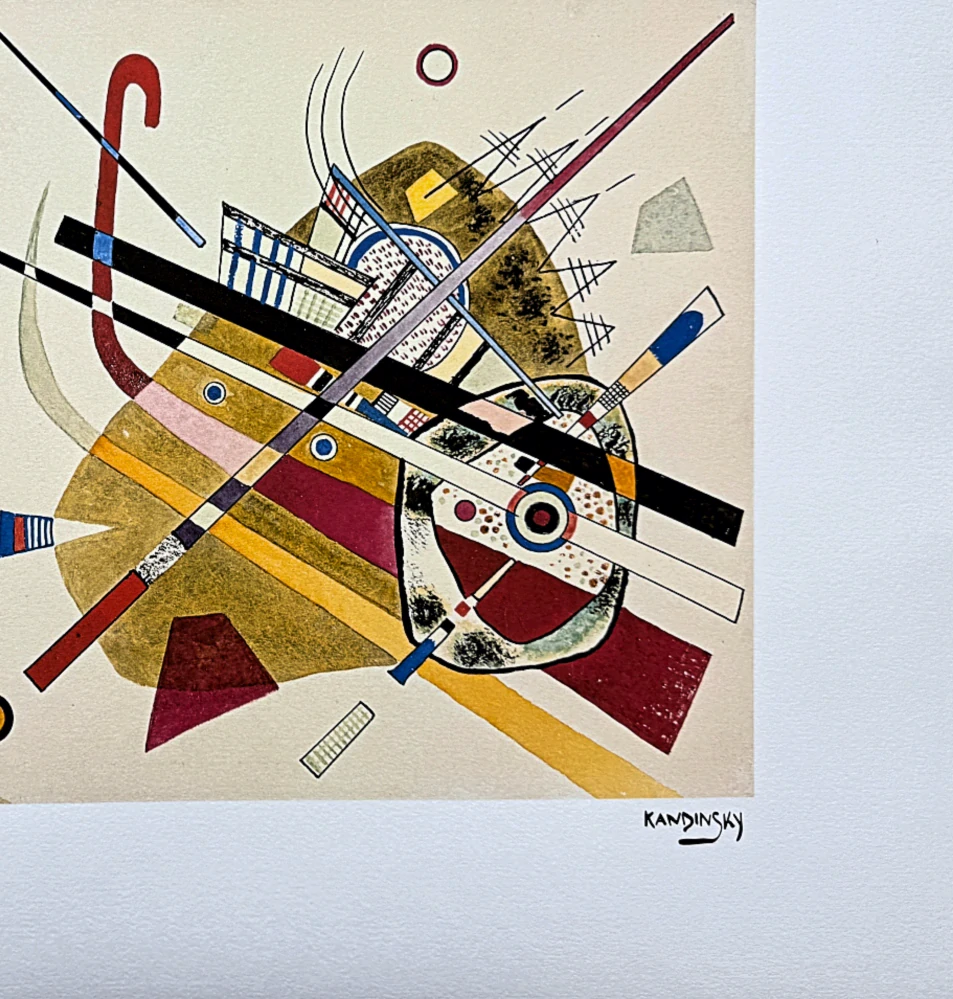 Wassily Kandinsky - Blue - x/300 - signováno, číslovaná edice, 65x50 cm