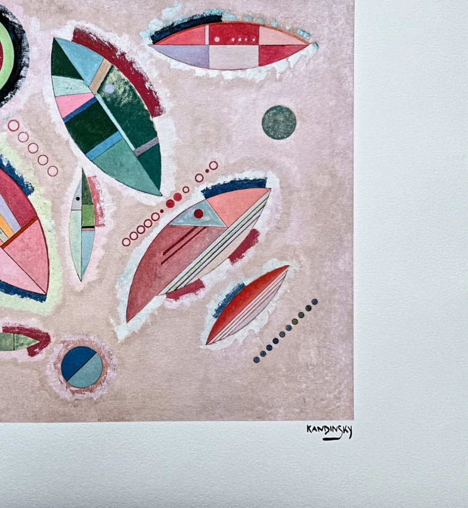 Wassily Kandinsky - Geometric Composition 1 -  x/300 - signováno, číslovaná edice, 65x50 cm