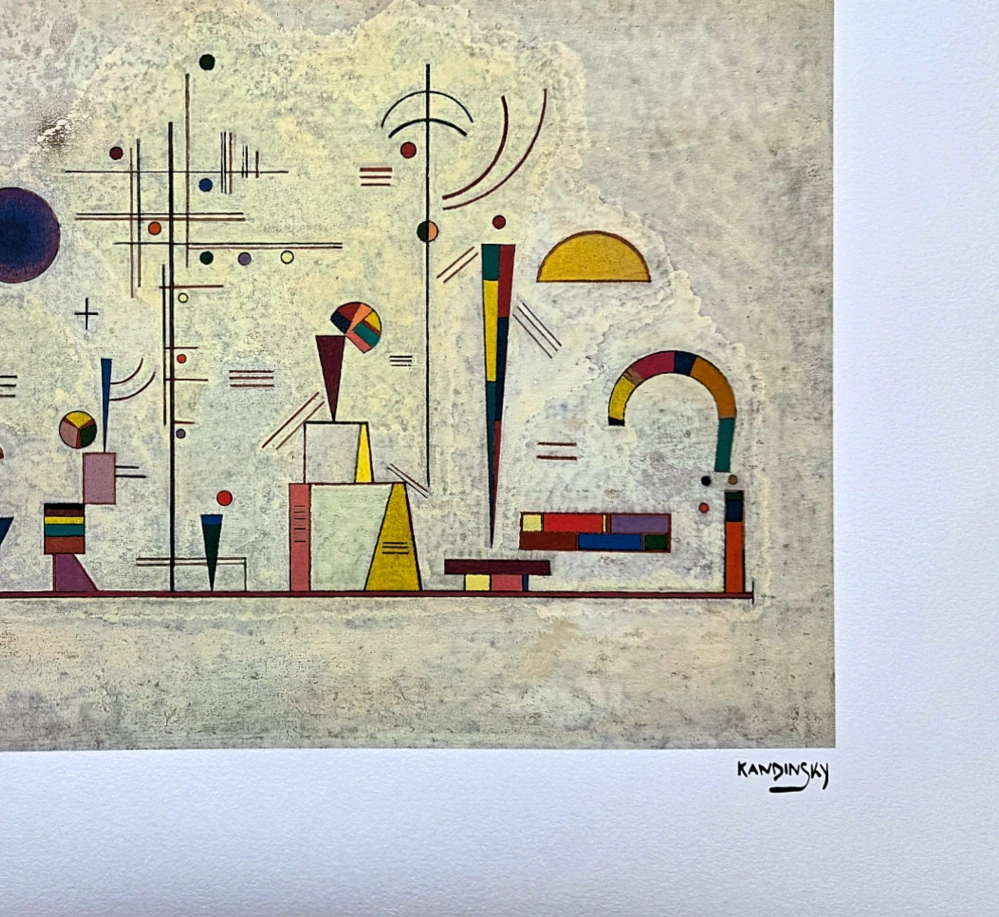 Wassily Kandinsky - Points - x/300 - signováno, číslovaná edice, 65x50 cm